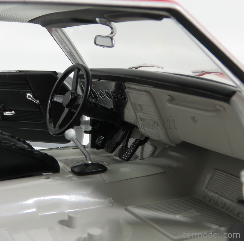 Acme 1/18 Pontiac Firebird Street Fighter 1968 Blanche – Maquette Diecast Neuve
