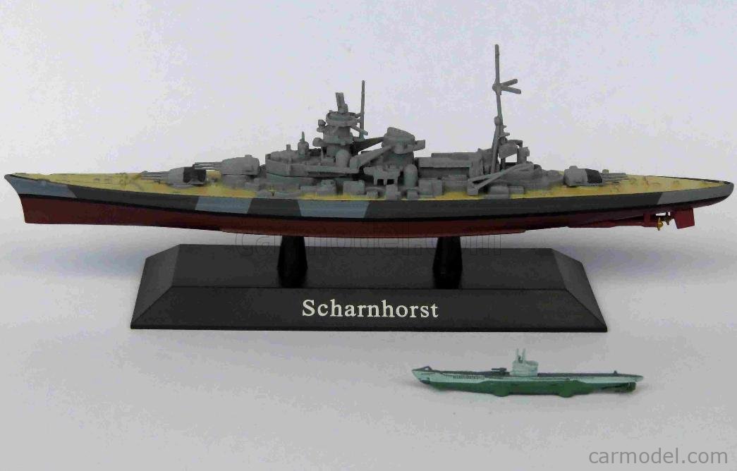 Warship Scharnhorst Battle Cruiser Submarine Germany 1939 1:1250 WARSHIP002 