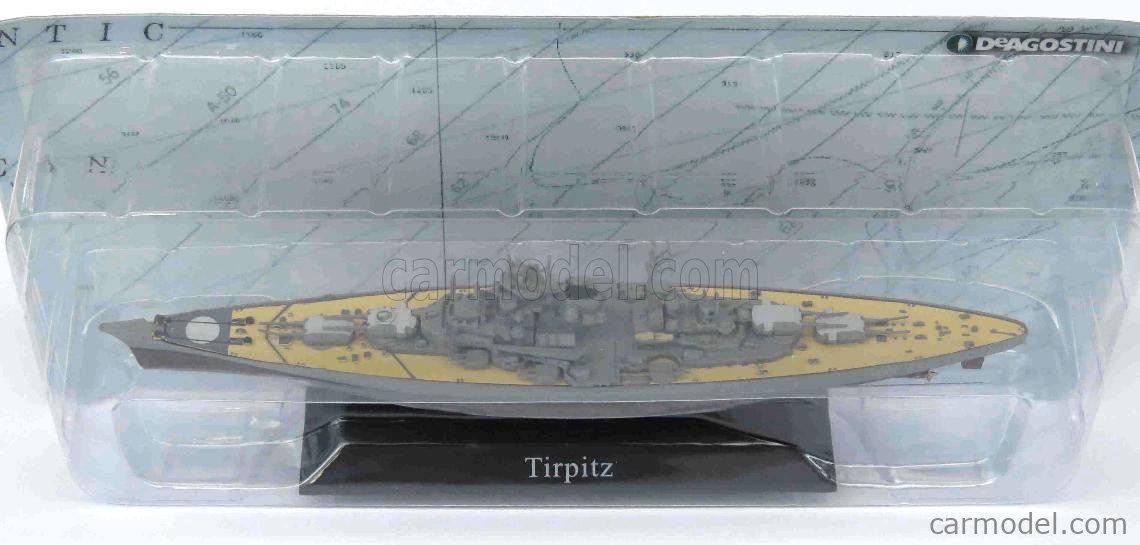 Scale = 1:1250 Warship Tirpitz 1939 Model Battleship Battleship 