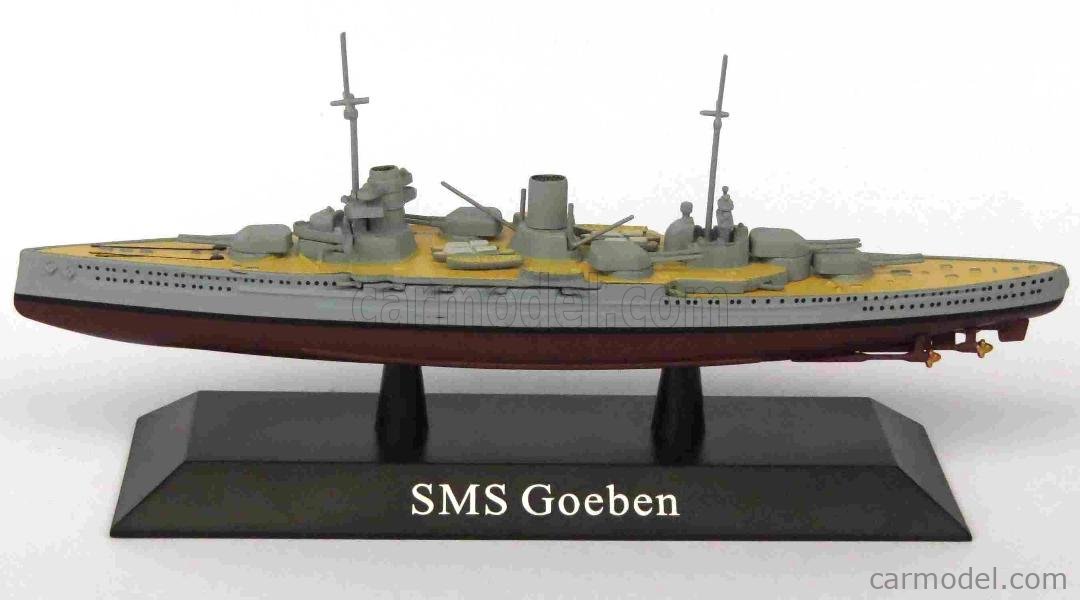 German SMS Goeben Battleship 1911 ks21 DeAgostini 1/1250 New dans blister 20-30sm 
