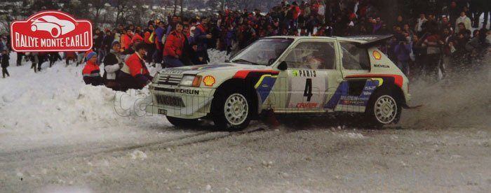 EDICOLA RMIT007 Scale 1/43 | PEUGEOT 205 T16 EVOLUTION 2 N 4 RALLY