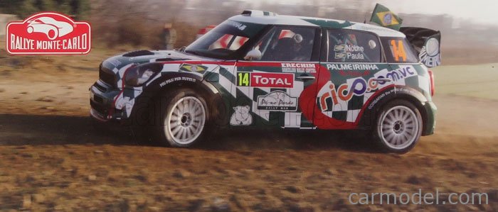 MINI - COUNTRYMAN JOHN COOPER WORKS WRC N 14 20th RALLY MONTECARLO 2012  P.NOBRE - E.PAULA