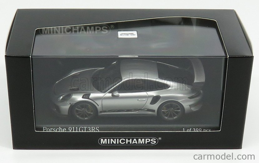Porsche 911 GT3 RS 2018 White Black Minichamps 413067033