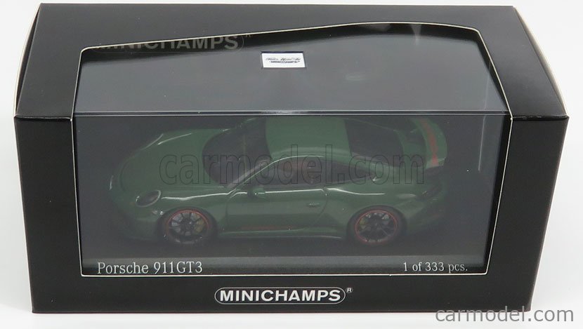 2017 Irish Green 1/43 Minichamps 410066028 New Porsche 911 GT3 991.2 