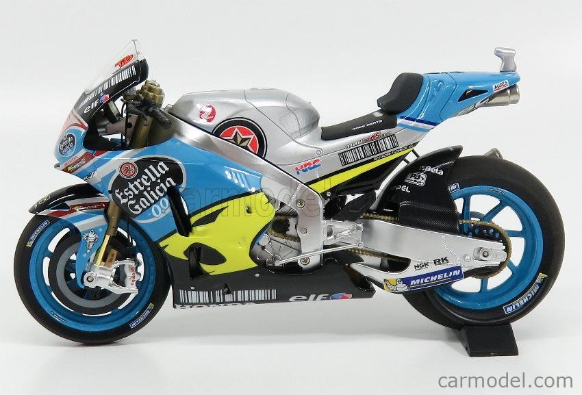 MINICHAMPS 122171153 Scale 1/12 | HONDA RC213V TEAM EG MARC VDS N 53 MOTOGP  SEASON 2017 TITO RABAT BLUE YELLOW