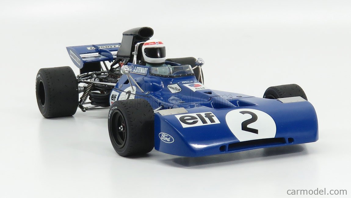 TYRRELL - F1 003 N 2 WINNER GERMANY GP JACKIE STEWART 1971 WORLD CHAMPION -  WITH DRIVER FIGURE