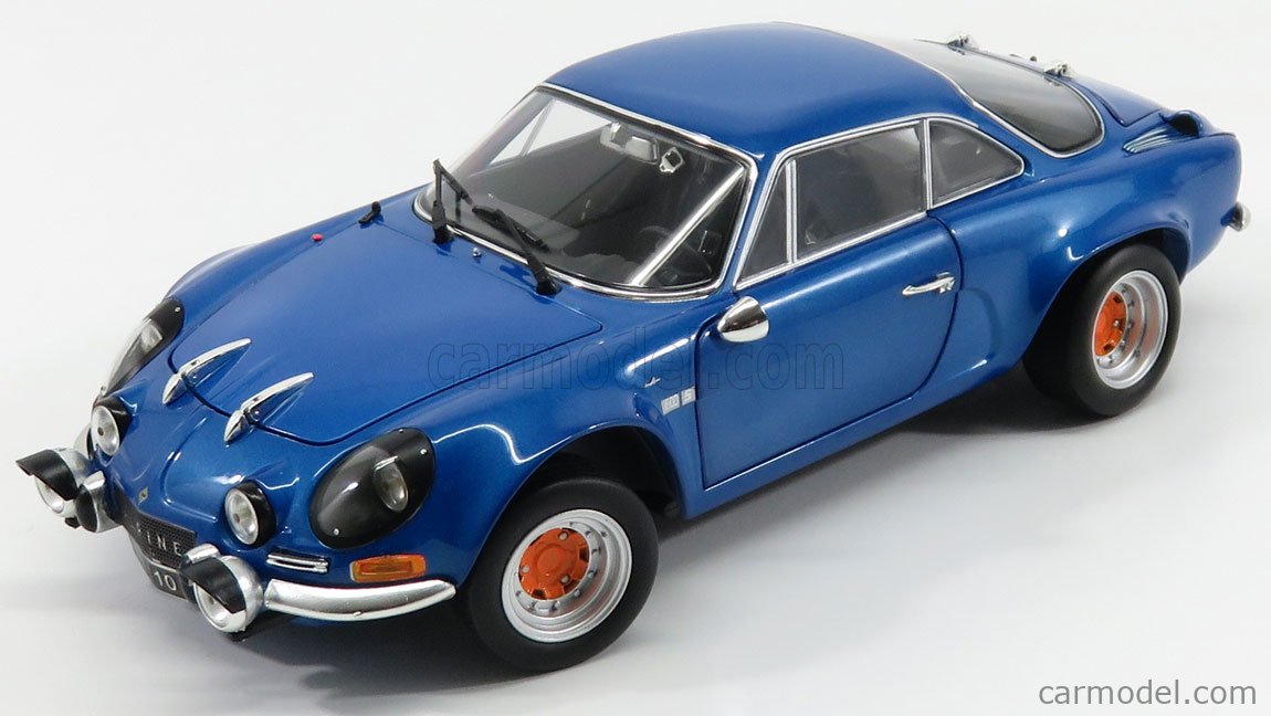 Renault Alpine A110 1600S Yellow 1/18 Diecast Model Car by Kyosho