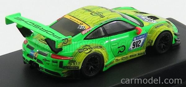 Diecast model cars Porsche 992 GT3 R 1/43 Spark 911 24h Nürburgring 2025 Hankook Competition #55 J.Kim/R.Bruins 1:43
