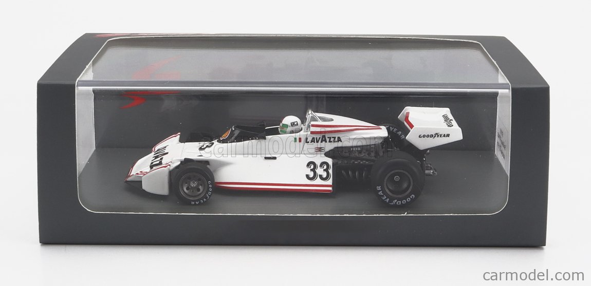 Spark S7096 Brabham BT44B – Bob Evans, GP Angleterre 1976, 1/43, Prévente