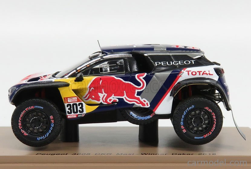 PEUGEOT - 3008 DKR MAXI TEAM PEUGEOT TOTAL N 303 WINNER RALLY DAKAR 2018  C.SAINZ - L.CRUZ