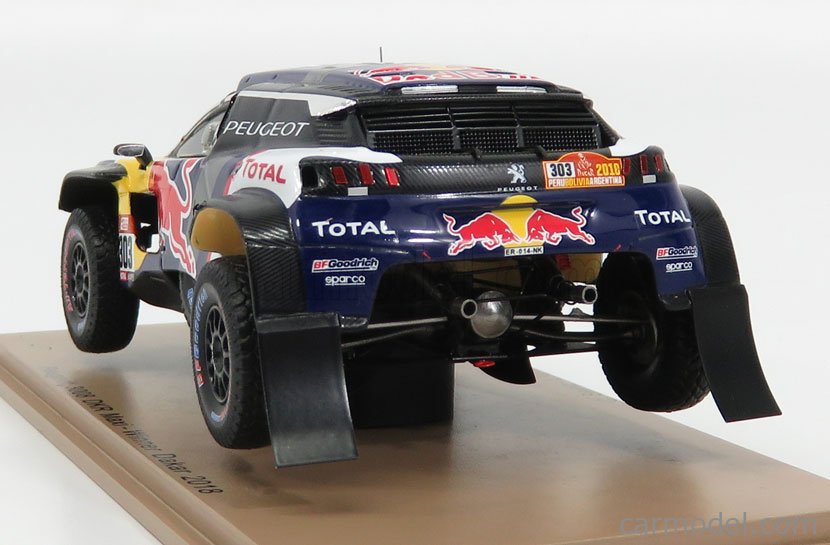 Miniature 1/43 PEUGEOT 3008 DKR PH N°306 Dakar 2019 I RS Automobiles