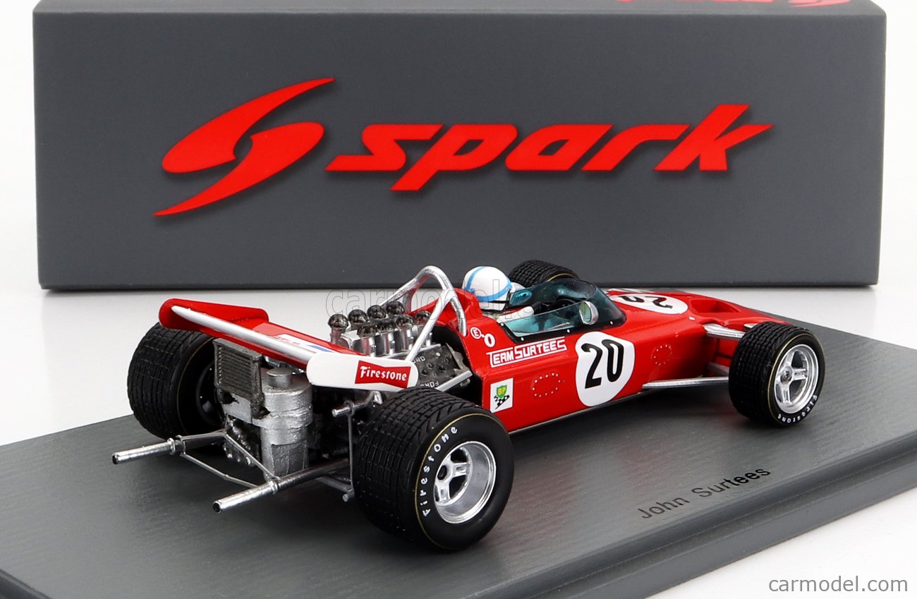 Surtees TS9 27 F1 Grand Prix d'Afrique du Sud 1972 John Love Spark