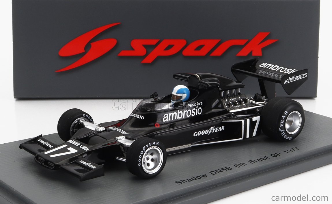 SPARK-MODEL S3841 Scale 1/43 | SHADOW F1 DN5B N 17 BRAZILIAN