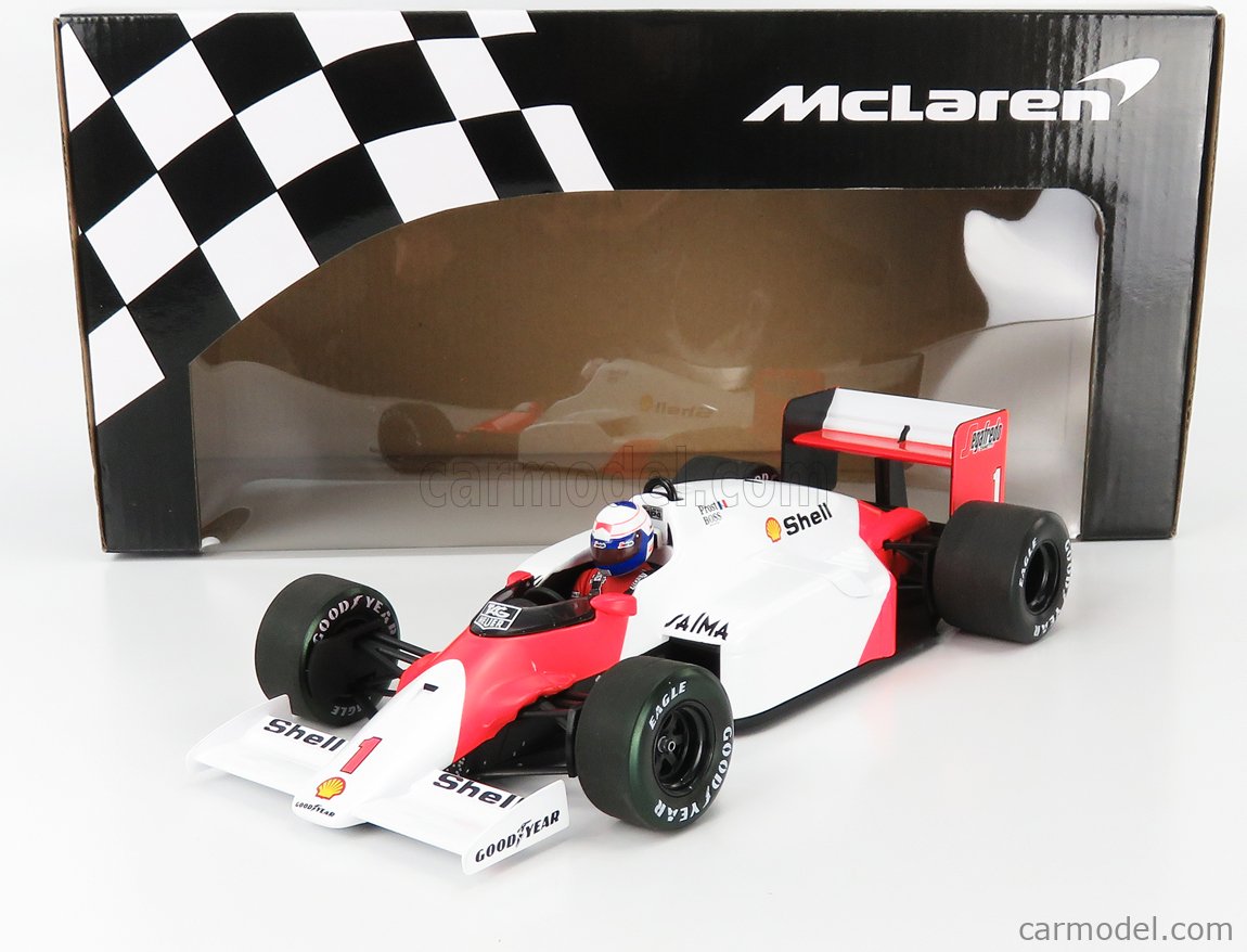 Alain PROST McLAREN mp4/2c #1 World Champion formula 1 1986 1:18 Minichamps 