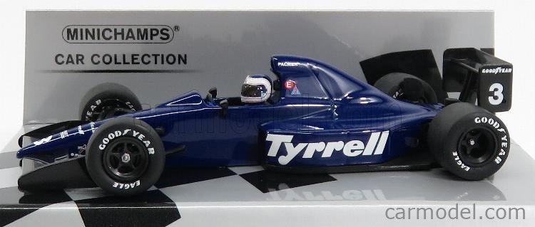 ミニチャンプス 1/18 ティレル フォード 018#3 1990 F1 アメリカGP 6位