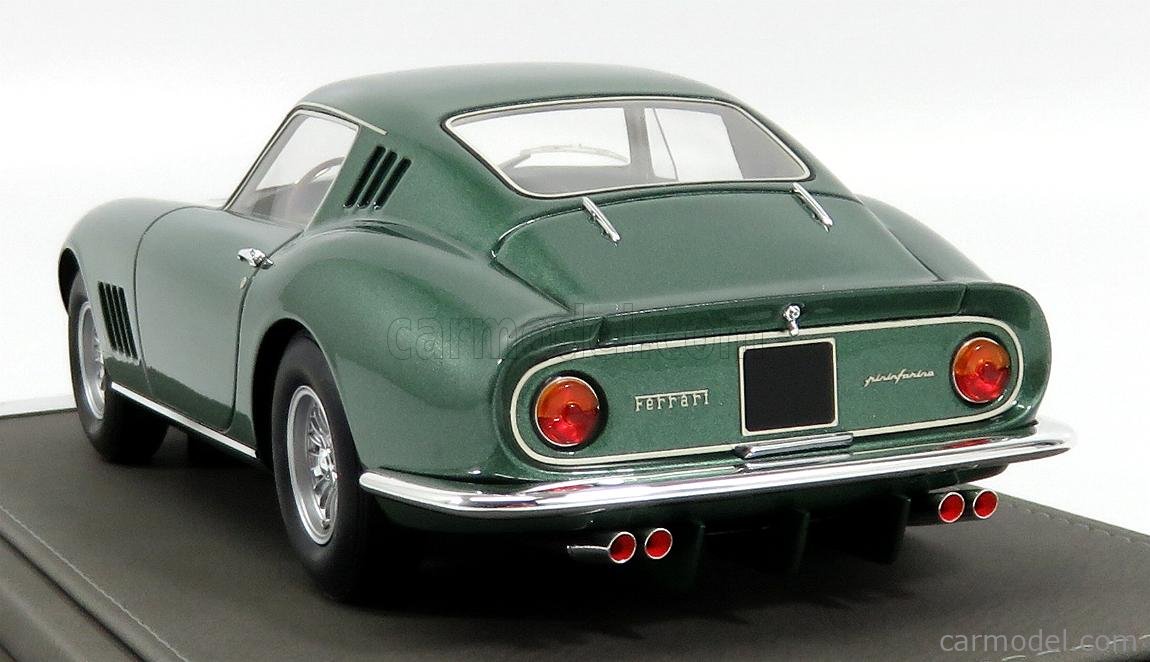 BBR 1/18 Ferrari 275 GTB - Salon Paris 1964 - Verde Scuro - Modèle De Prévente
