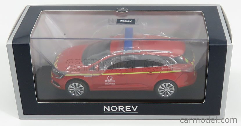NOREV 1/43 RENAULT Megane Estate 2022 Police Nationale CRS Silver