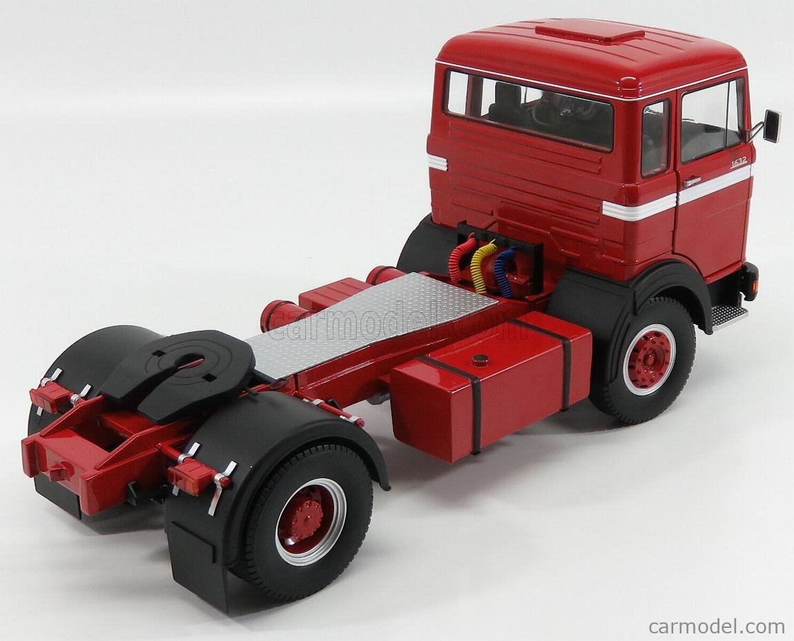 ROAD-KINGS RK180021 Escala 1/18  MERCEDES BENZ LPS 1632 TRACTOR TRUCK 1969 RED