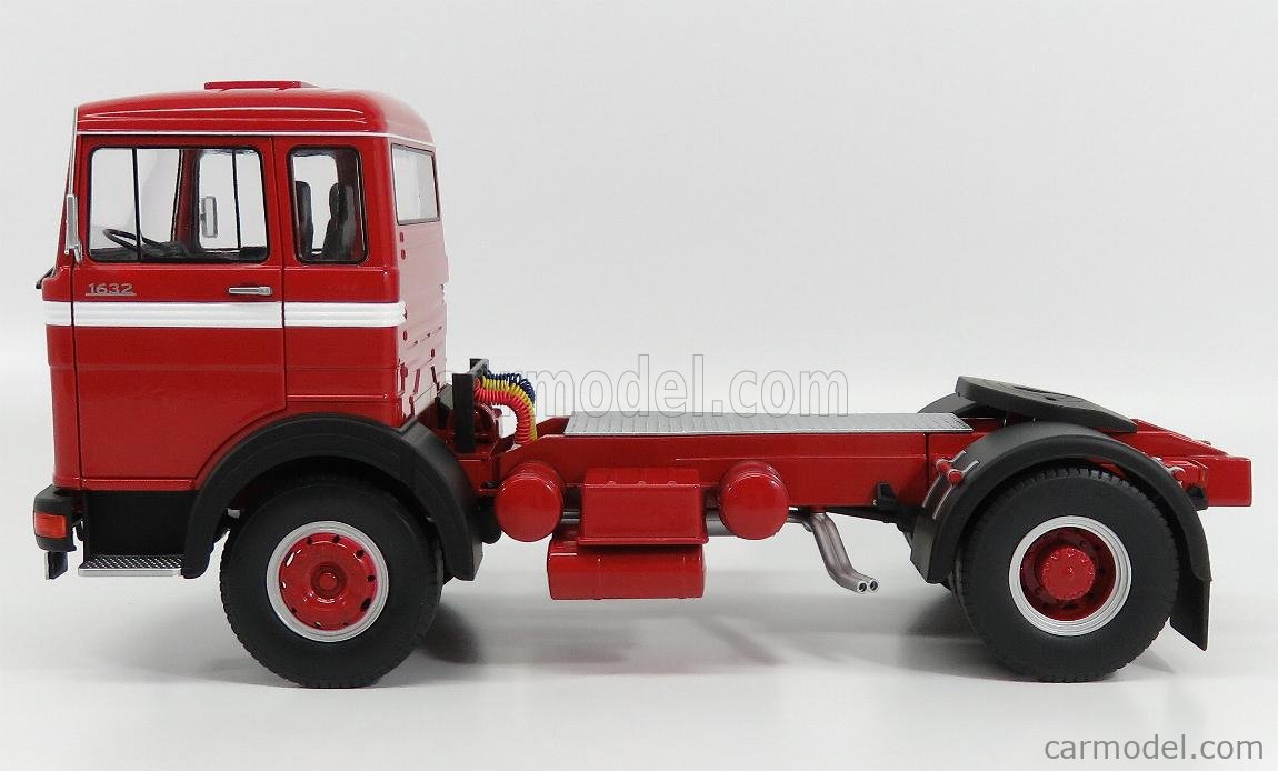 ROAD-KINGS RK180021 Scala 1/18  MERCEDES BENZ LPS 1632 TRACTOR TRUCK 1969 RED