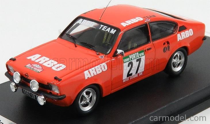 Trofeu Trral72 Scale 1 43 Opel Kadett Gt E Arbo N 27 Rally De Portugal 1978 J Moutinho E Fortes Orange