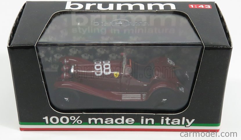 Alfa Romeo 2300 Spider #98 Winner Mille Miglia 1933 Nuvolari BRUMM 1:43 R638 Mod 