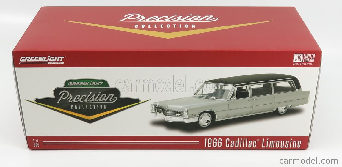Precision Models 1:18 - Hatchback a escala (1) - Cadillac Limousine *Weinrot*, Leichenwagen