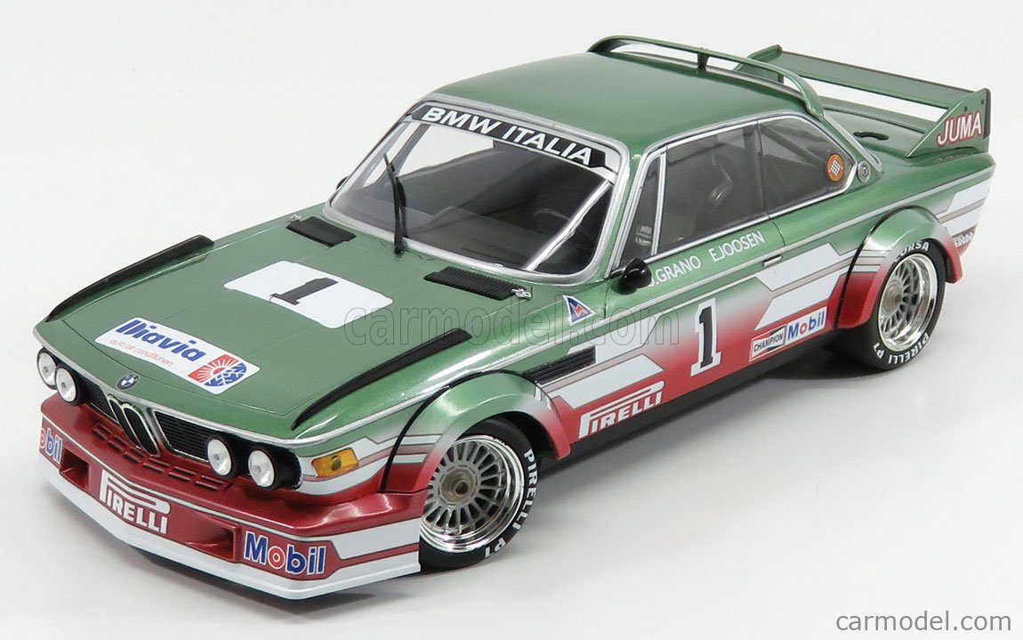 BMW 3.0 CSL ETCC Zandvoort 1979 #1 Grano Joosen Italia Juma Mobi Minichamps 1:18 