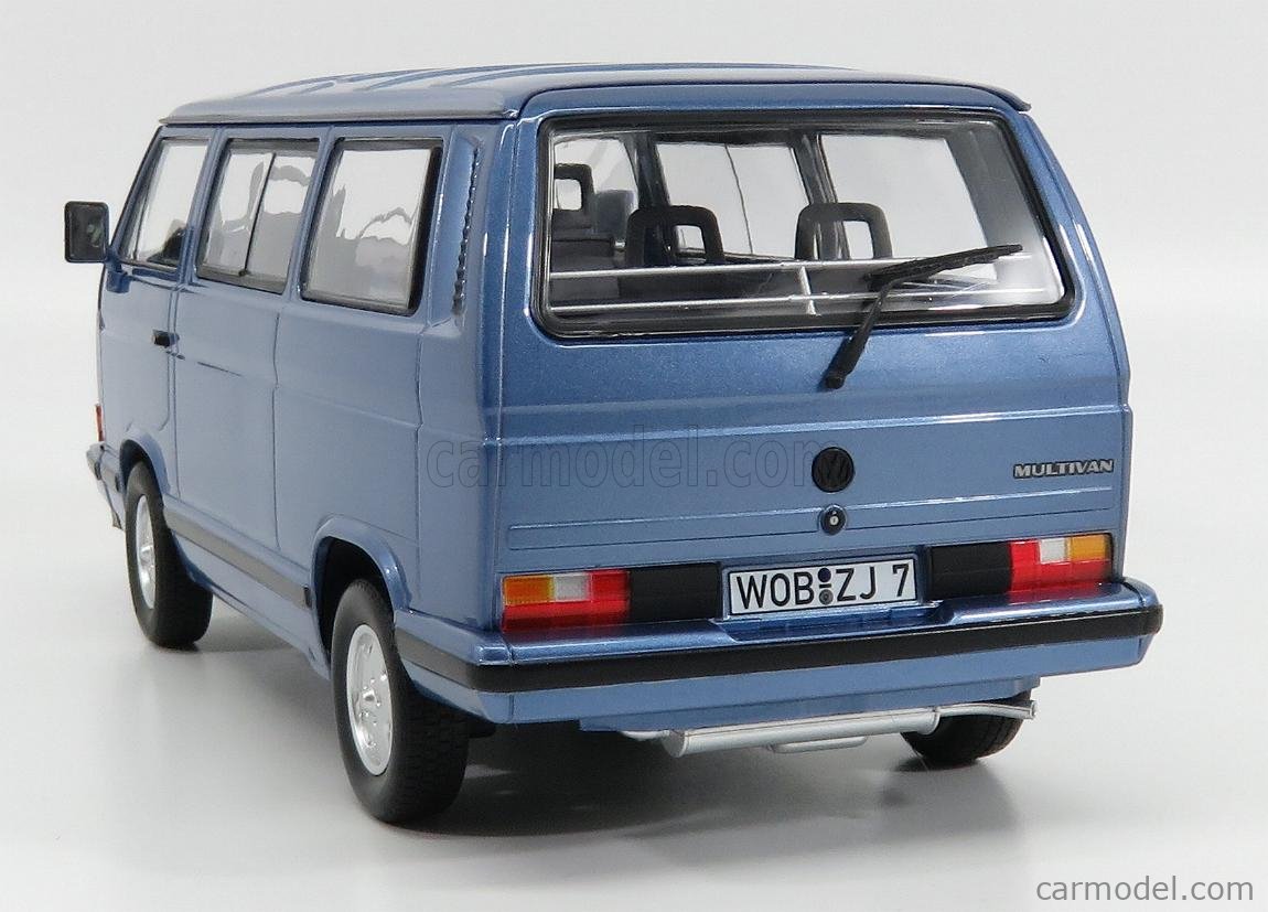 Volkswagen T3 Multivan Minibus Blue Star 1992 Light Blue Met NOREV 1:18 NV188540