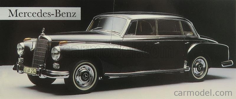 Mercedes Benz 300D Limousine Adenauer W189 1957-62 schwarz black 1:43 