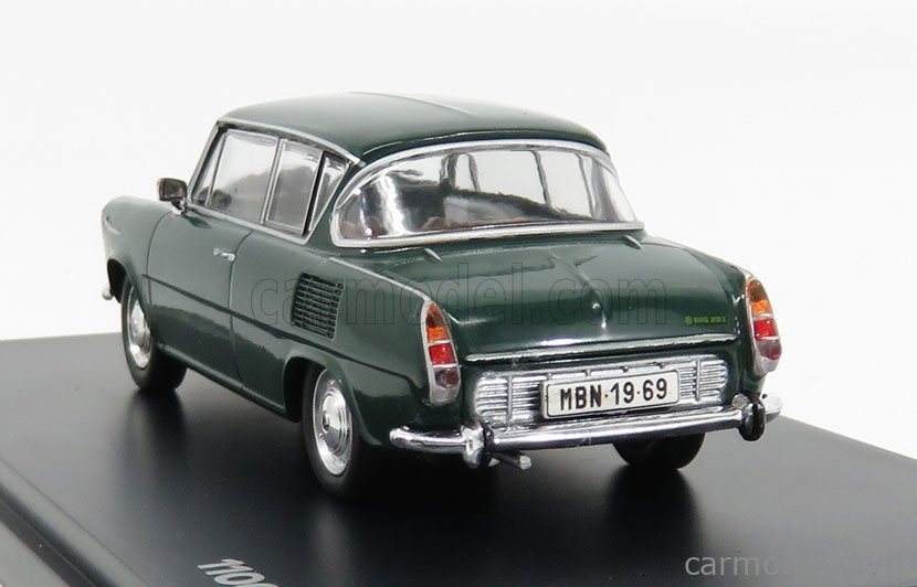 ABREX 143ABS-721HB Scale 1/43 | SKODA 1100 MBX 2-DOOR 1969 DARK GREEN
