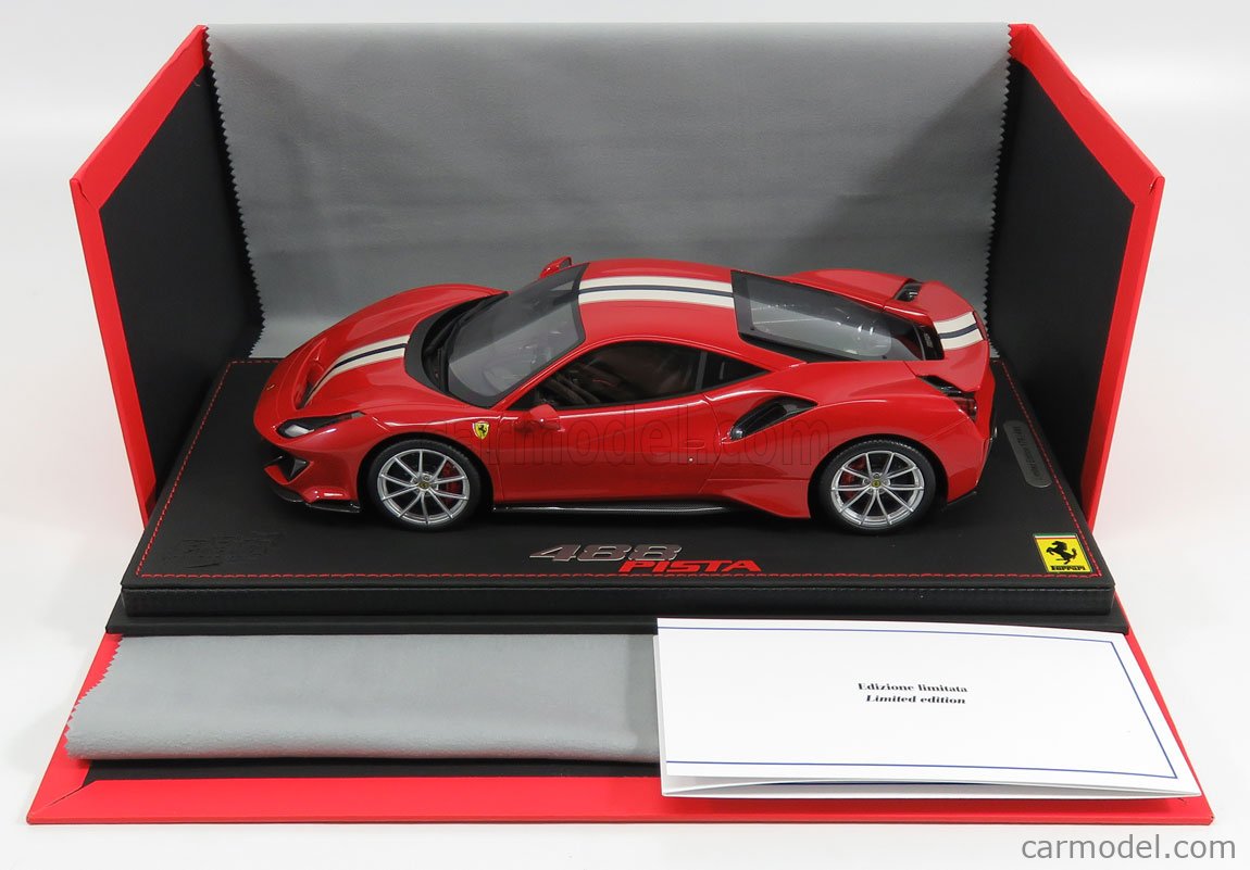 Miniature BBR 1/18 – Ferrari 488 Pista 2018 – Vert Métal – Édition Limitée 7/24 – P18145MGST