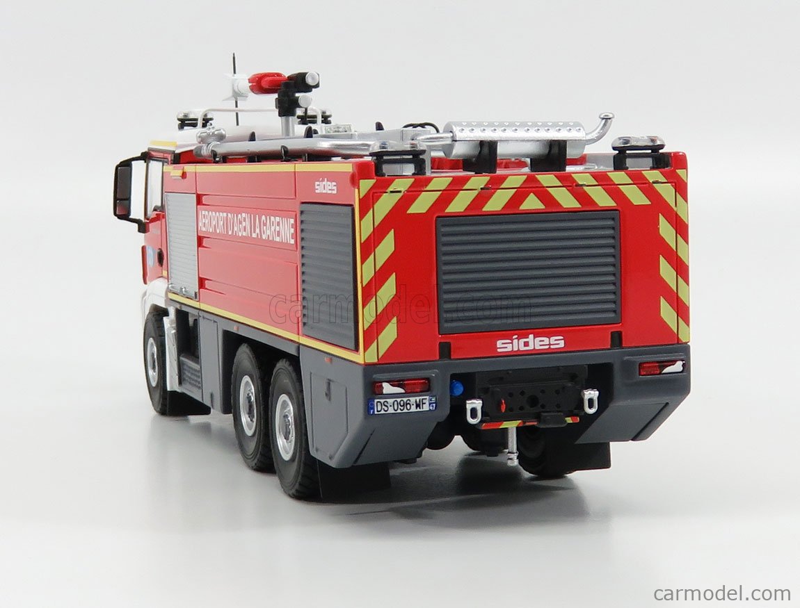 Eligor 1/43 MAN TG 460A XXL Sapeurs-Pompiers - Porte-engins Rouge - Réf 112818