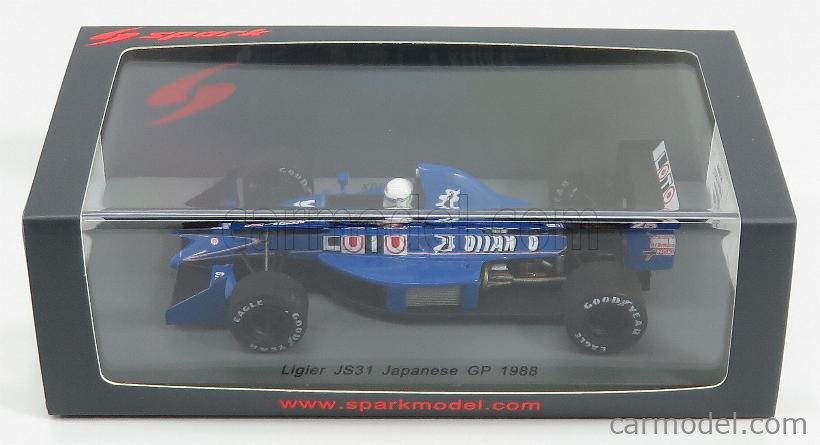 SPARK-MODEL S3968 Scale 1/43 | LIGIER F1 JS31 N 25 JAPAN GP
