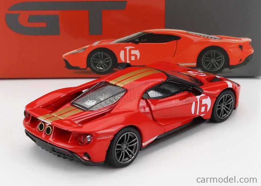 FORD GT ALAN MANN HERITAGE EDITION 1/64 MINI GT (RED)