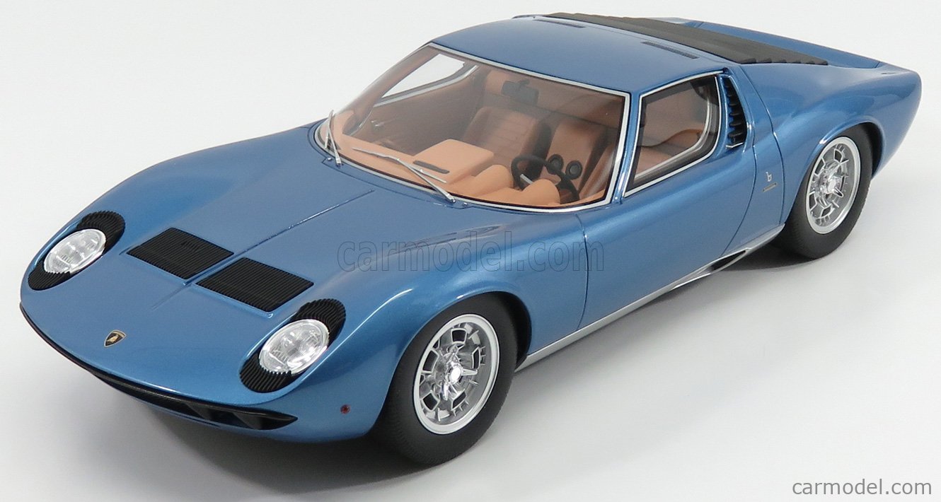 GT-SPIRIT GTS12501BL Scale 1/12 | LAMBORGHINI MIURA P400S 1966 BLUE