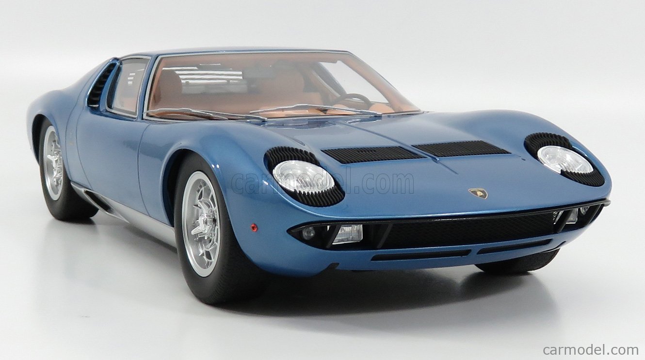 GT-SPIRIT GTS12501BL Scale 1/12 | LAMBORGHINI MIURA P400S 1966 BLUE