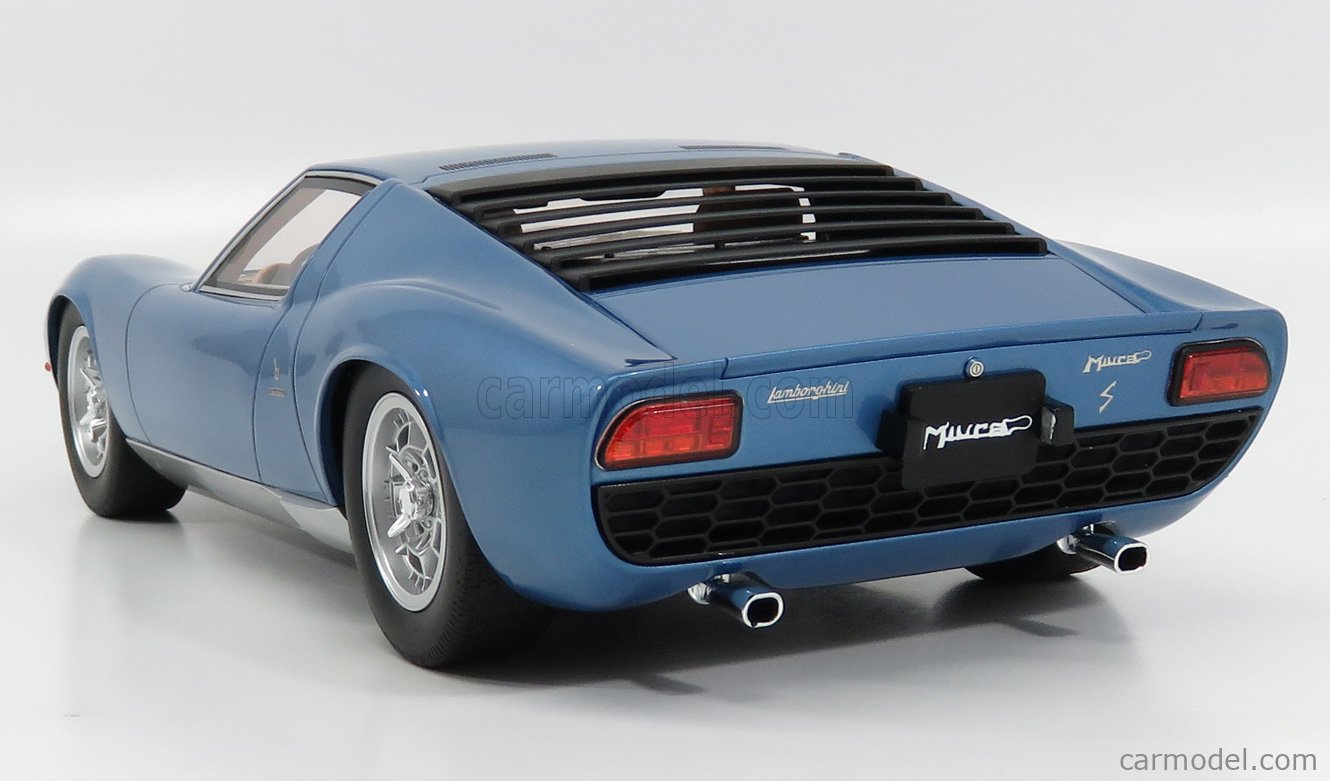 GT-SPIRIT GTS12501BL Scale 1/12 | LAMBORGHINI MIURA P400S 1966 BLUE