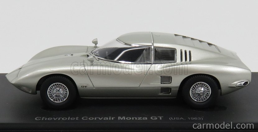 ミニカー　1/43 シボレー Corvair Monza GT Prototype 1963(シルバー) 「Avenue43シリーズ」 [60022] Minicar 1/43 Chevrolet Corvair Monza GT Prototype 1963