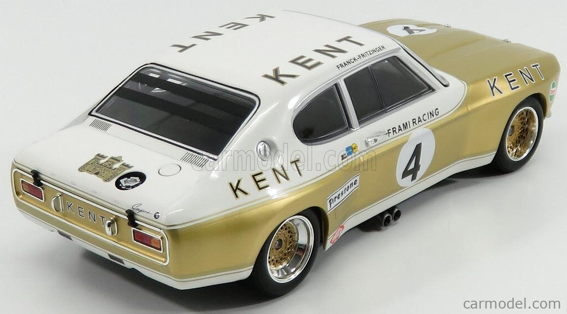 MINICHAMPS 155728504 Scale 1/18 | FORD ENGLAND CAPRI RS 2600 TEAM KENT ...