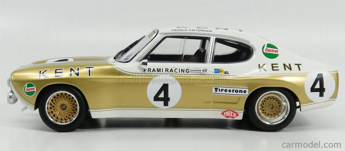 MINICHAMPS 155728504 Scale 1/18 | FORD ENGLAND CAPRI RS 2600 TEAM KENT ...
