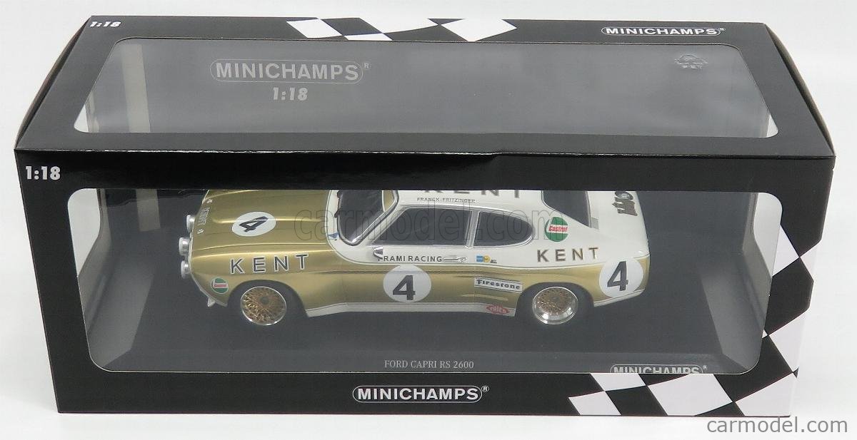 MINICHAMPS 155728504 Escala 1/18 | FORD ENGLAND CAPRI RS 2600 TEAM