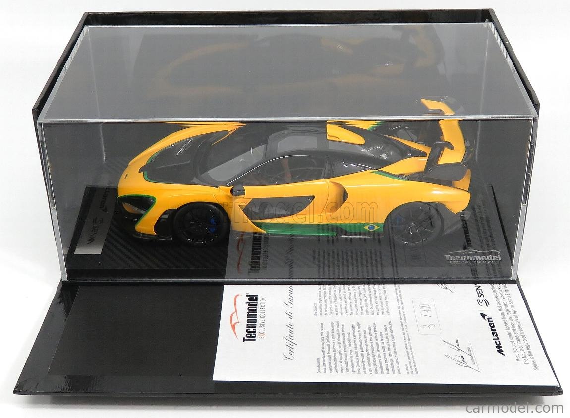 SENNA AUTOart 1/18 McLaren Senna Black Finished Product 76076