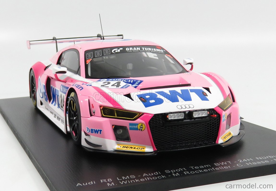 SPARK-MODEL 18SG030 Scale 1/18 | AUDI R8 LMS TEAM AUDI SPORT BWT N 24 ...