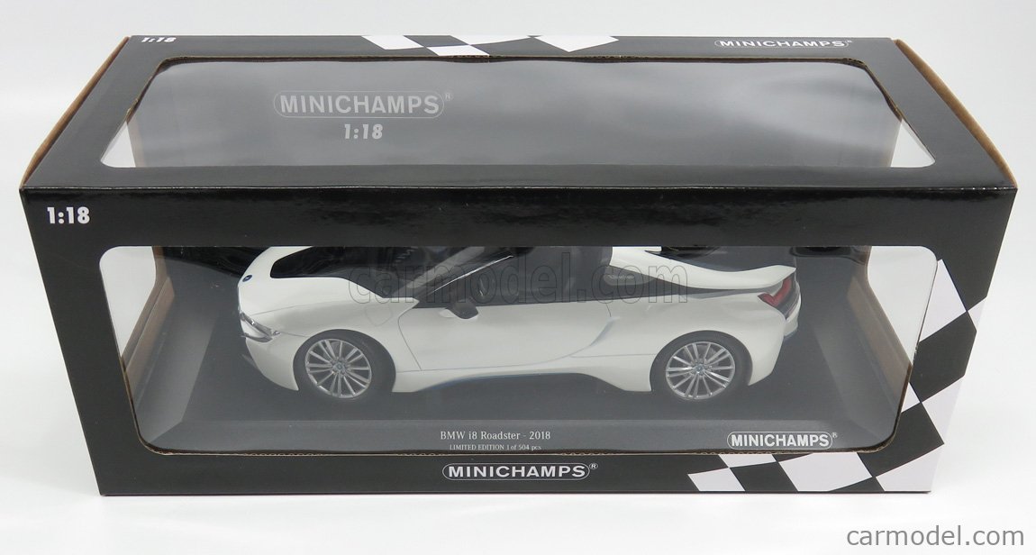 MINICHAMPS 155027031 Scale 1/18 | BMW i8 HYBRID ROADSTER