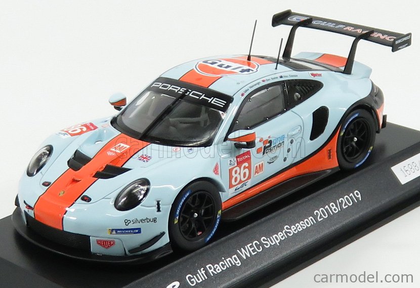 PORSCHE - 911 991 RSR TEAM GULF RACING N 86 WEC SUPERSEASON 2018-2019  M.WAINWRIGHT - B.BARKER - A.DAVISON