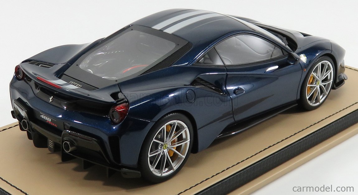 MR-MODELS FE025E Scale 1/18 | FERRARI 488 PISTA 2018 BLUE TOUR DE