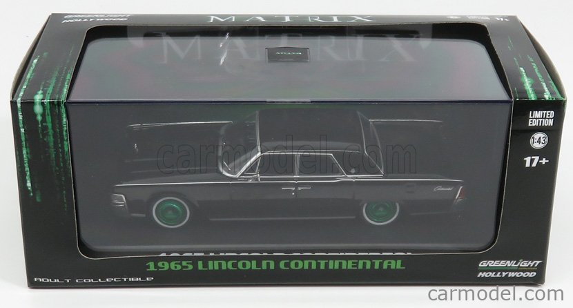 Miniature Voiture Century 1/43 - Lincoln Continental 1965 Noir, Très Bon état, Boîte Incluse