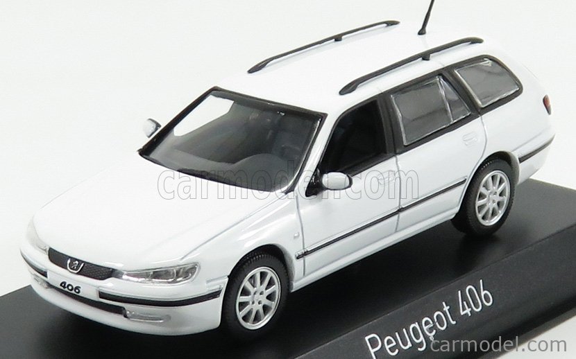 NOREV 474653 Scale 1/43 | PEUGEOT 406 BREAK 2003 BANQUISE WHITE