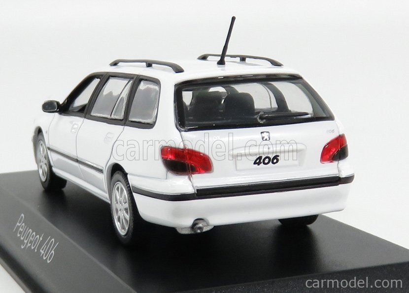 NOREV 474653 Scale 1/43 | PEUGEOT 406 BREAK 2003 BANQUISE WHITE