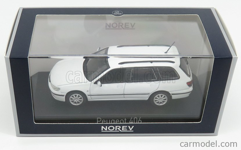 NOREV 474653 Scale 1/43 | PEUGEOT 406 BREAK 2003 BANQUISE WHITE
